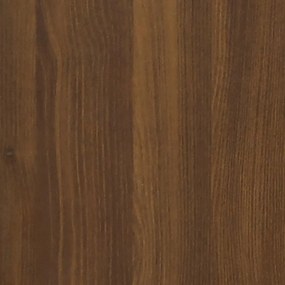 vidaXL Παπουτσοθήκη Καφέ Δρυς 80x24x45 εκ. από Επεξεργασμένο Ξύλο