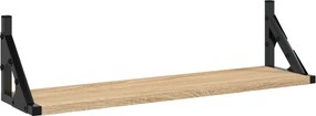 vidaXL Ράφια Τοίχου 2 τεμ. Sonoma Δρυς 60 x 15 x 15,5 εκ.