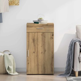 vidaXL Πλαϊνό γραφείο Artisan Oak 50 x 42,5 x 93 εκ.