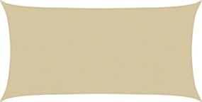 vidaXL Ικανότητα Σκίασης Μπεζ 2 x 6 m HDPE