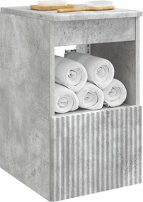 vidaXL Ντουλάπι Μπάνιου Γκρι Σκυροδέματος 30 x 41 x 50 εκ.
