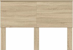 vidaXL Κεφαλάρι Δρύς Sonoma 100 cm Μηχανικά επεξεργασμένο ξύλο