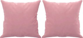 vidaXL 2-seater Sofa Ροζ