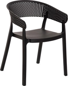 ΠΟΛΥΘΡΟΝΑ ΠΟΛΥΠΡΟΠΥΛΕΝΙΟΥ PERFOE HM5941.02 ΜΑΥΡΗ 53,5x50,5x73Υ εκ.