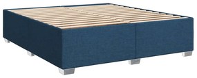 ΚΡΕΒΑΤΙ BOXSPRING ΜΕ ΣΤΡΩΜΑ ΜΠΛΕ 180X200 ΕΚ. ΥΦΑΣΜΑΤΙΝΟ 3292866