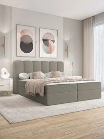 Επενδυμένο Κρεβάτι Softi I-Μόκα-180 x 200