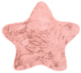 Παιδικό Χαλί Bunny Kids Star Pink 100x100 cm 100 x 100