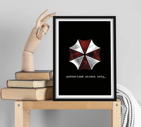 Πόστερ &amp; Κάδρο Umbrella Corporation Resident Evil GM018 21x30cm Εκτύπωση Πόστερ (χωρίς κάδρο)