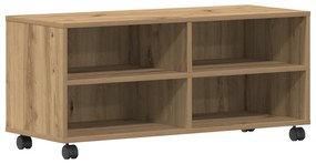 vidaXL Κονσόλα Τηλεόρασης Artisan Oak 90x35x35 εκ. Επεξεργασμένου Ξύλου