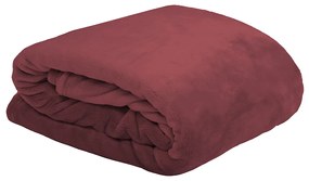 Κουβέρτα Καναπέ Fleece (130x160) S-F Doudou Marsala P25792028