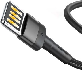 Baseus Cafule Double-sided USB Lightning Cable 1.5A 2m (Gray+Black)
