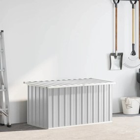 vidaXL Μπαούλο Αποθήκευσης Κήπου Γκρι 129 x 67 x 65 εκ.