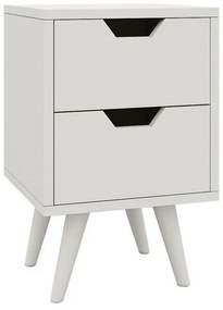 Κομοδίνο Alina Ε745,3 29x29x44cm White Particle Board