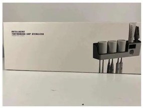 Διανομέας Οδοντόκρεμας και Αποστειρωτής 3 Θέσεων Intelligent Toothbrush Cup Sterilizer