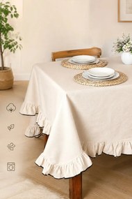 Stewehome Τραπεζομάντηλο μποέμ μοντέρνο από 100% βαμβάκι με πολυτελή ραφή 80x80 cm