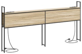 vidaXL Κεφαλάρι Αποθήκης Sonoma Δρυς 180 cm Επεξεργασμένο ξύλο