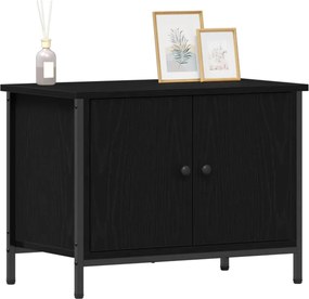 vidaXL Ντουλάπι TV Μαύρη Οξυά 60 x 35 x 45 εκ. Επεξεργασμένο ξύλο