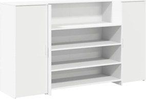 vidaXL Γραφείο Υποδοχής Λευκό 180x50x103,5 εκ. από Τεχνητό Ξύλο