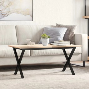 vidaXL Πόδια Τραπεζιού Σαλονιού σε Σχήμα «Χ» 80x40x43 εκ. Ατσάλι