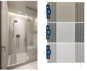 Χαλάκι Ντουζιέρας/Μπανιέρας PVC 74x37Σε 3 Χρώματα