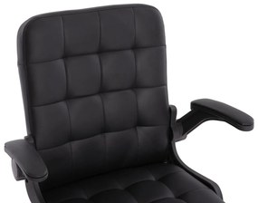 ΚΑΡΕΚΛΑ ΓΡΑΦΕΙΟΥ PORTIMA  ΜΑΥΡΟ PVC-NYLON ΣΚΕΛΕΤΟΣ &amp; ΒΑΣΗ 69x53x98Υεκ.