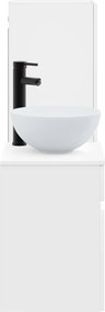 vidaXL Σετ Επίπλων Μπάνιου 2 τμχ. Λευκό 33 x 34,5 x 100 εκ