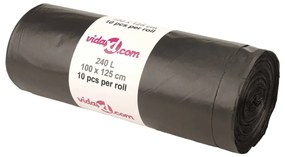 vidaXL Σακούλες απορριμμάτων 150 τεμ. Μαύρες 240 Λ.