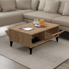 Τραπεζάκι Σαλονιού Sapphire Δρυς CREDO 90x60x15