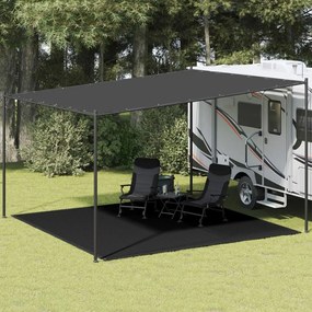 Χαλί Σκηνής Μαύρο 400 x 400 εκ. HDPE