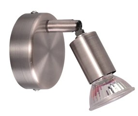 Φωτιστικό Τοίχου - Απλίκα SE 140-N1 SABA WALL LAMP NICKEL MAT Z2 - Μέταλλο - 77-3550