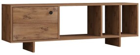Έπιπλο τηλεόρασης Mueble pakoworld σε sonoma απόχρωση 140x29x45εκ