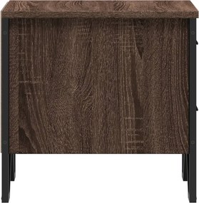 vidaXL Κομοδίνα 2 τεμ. Καφέ Δρυς 40x30x40 εκ. από Επεξεργ. Ξύλο