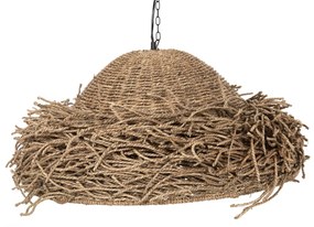 Φωτιστικό Οροφής C4347 Seagrass σε Φυσικό χρώμα Φ72x30-140Υεκ. 72x72x140 εκ.