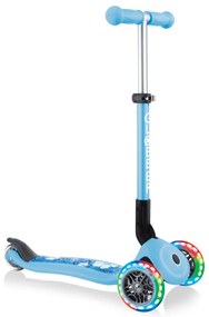 Globber Scooter Junior Foldable Fantasy Lights Flowers Pastel Blue