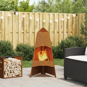 vidaXL Φουτουάρ Πυραμίδα 50x45x95 cm Σιδηρικό