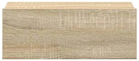 vidaXL Κομοδίνο Κρεμαστό Sonoma Δρυς 40x30x15 εκ. από Επεξ. Ξύλο