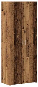 vidaXL Ντουλάπι αποθήκευσης Παλαιό ξύλο 70 x 42.5 x 225 εκ