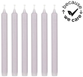 Σετ Διακοσμητικά Κεριά Κορμός Mica Decorations με διάρκεια καύσης 9 ώρες και διαστάσεις 2.2x2.2x24cm - 6 τεμάχια