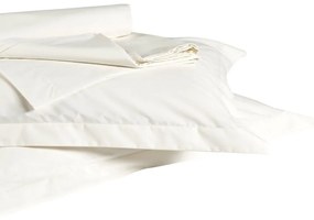 Σεντόνι True Col 12A Με Λάστιχο Off White Kentia King Size 180x200cm 100% Cotton Foam