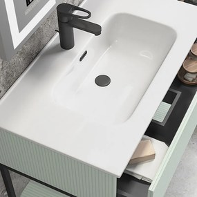 Furnibath S 81 - Βάση Επιπλου με Συρταρι και Ραφι 81x46 - 9100