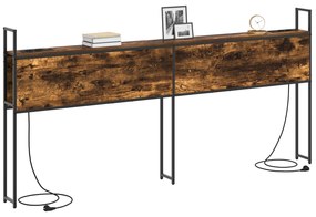 vidaXL Κεφαλάρι Αποθήκης Καπνιστή δρυς 180 cm Επεξεργασμένο ξύλο