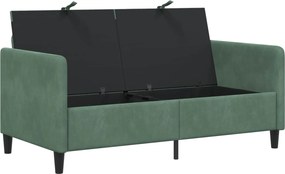 vidaXL Καναπές με Αποθήκευση Θαλασσί 152 x 78 x 87 εκ Πολυεστέρας