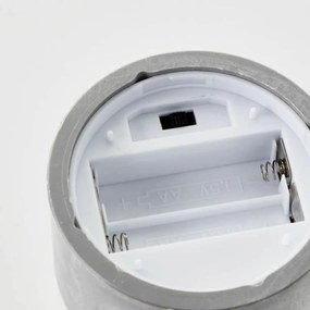 Κερί LED Brilliant Γκρι Μέταλλο 3 Μονάδες