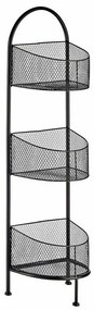 Ράφια Gift Decor Μαύρο Μέταλλο 21,2 x 97 x 28,5 cm (4 Μονάδες)