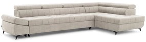 Γωνιακός καναπές/Κρεβάτι Valer Maxi /Μπεζ/ 349x97x203/ Δεξιά γωνία BOG265