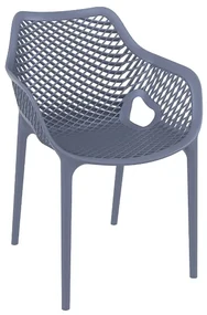 Siesta   Air/P* Armchair Dark Grey PL  metax-01-00-0073 διάστ.60.0000 x 57.0000 x 81.0000