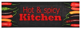 vidaXL Πατάκι Κουζίνας Σχέδιο Hot&Spicy Πλενόμενο 45 x 150 εκ.