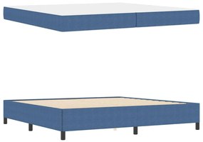 vidaXL Σκελετός Κρεβατιού Μπλε 200 x 200 cm Βελούδο