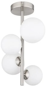 Κρεμαστό Φωτιστικό Οροφής 4xG9 LED 3,5W Νίκελ Riha 56140-4D Globo Lighting-56140-4D-Νίκελ Ματ 56140-4D