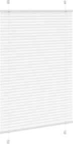 vidaXL Πλισέ περσίδα Λευκό 95x150 cm Πλάτος υφάσματος 94,4 cm